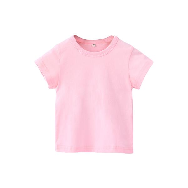 半袖 Tシャツ 100％綿 無地 子供 キッズ 100 110 120 130 140 150 コッ...